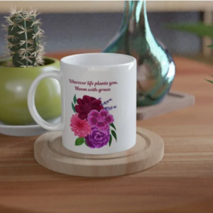 Bloom With Grace Mug
