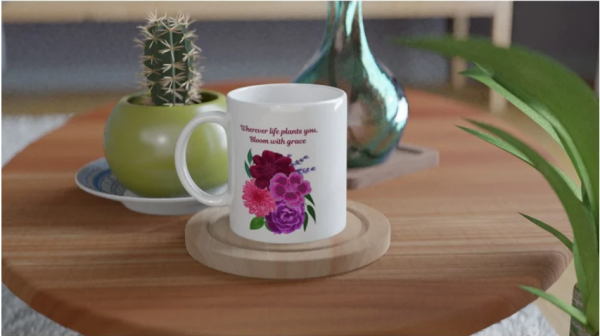Bloom With Grace Mug