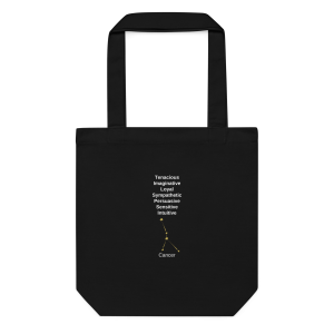 Cancer cotton tote bag