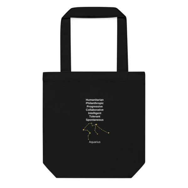 Aquarius cotton tote bag