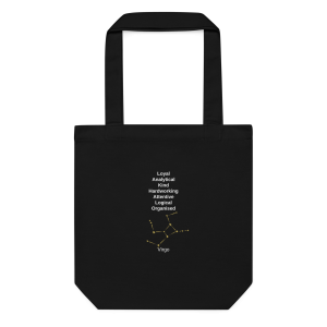 Virgo cotton tote bag