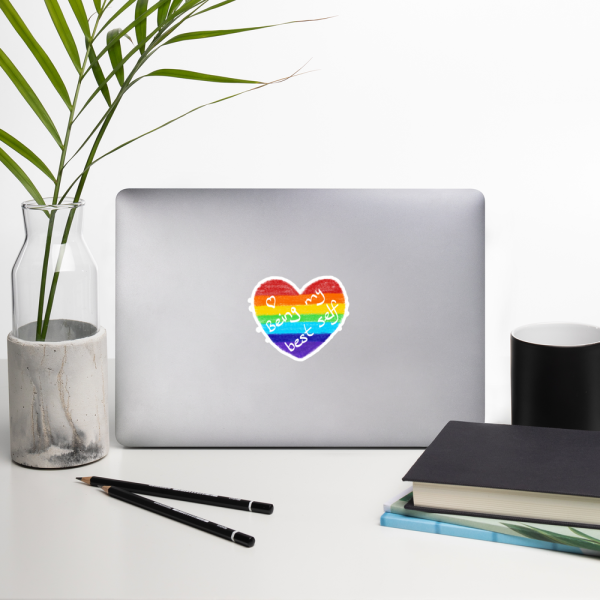Being My Best Self Bubble-free stickers