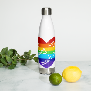 Being My Best Self stainless steel water bottle - Image 2