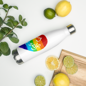 Being My Best Self stainless steel water bottle - Image 3