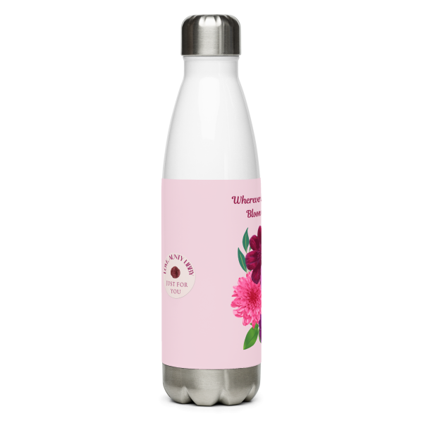 Bloom With Grace Stainless steel water bottle